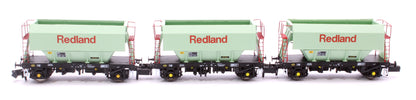 Set of 3 Redland PGA 51T Hopper Wagons