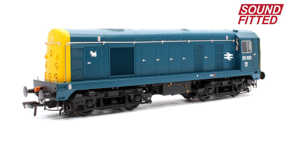 Class 20/0 Disc Headcode 20100 BR Blue Diesel Locomotive - Sound Fitted