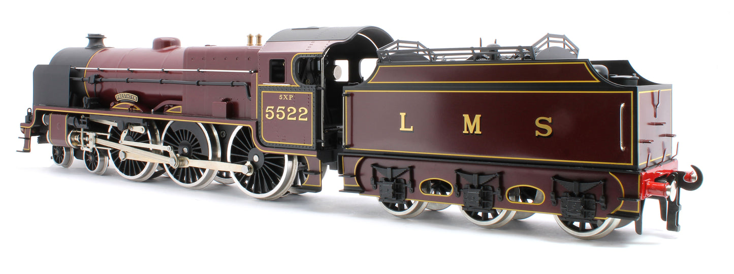 E/42-B1 Patriot Class "Prestatyn" 4-6-0 LMS Gloss Lined Maroon No. 5522 Steam Locomotive