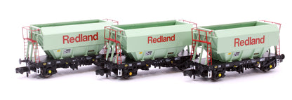 Set of 3 Redland Large Logo PGA 51T Hopper Wagons