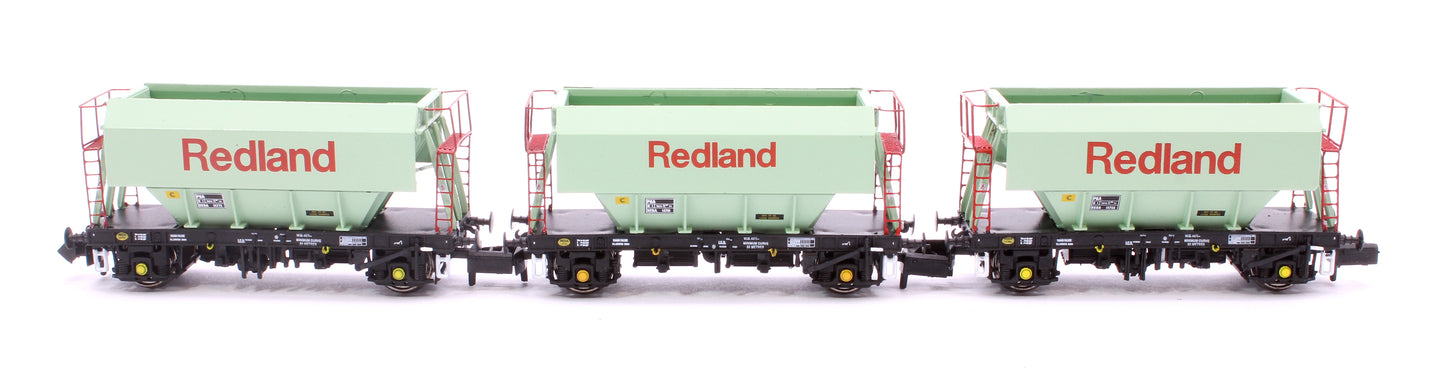 Set of 3 Redland Large Logo PGA 51T Hopper Wagons