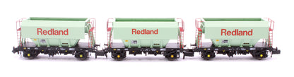 Set of 3 Redland Large Logo PGA 51T Hopper Wagons