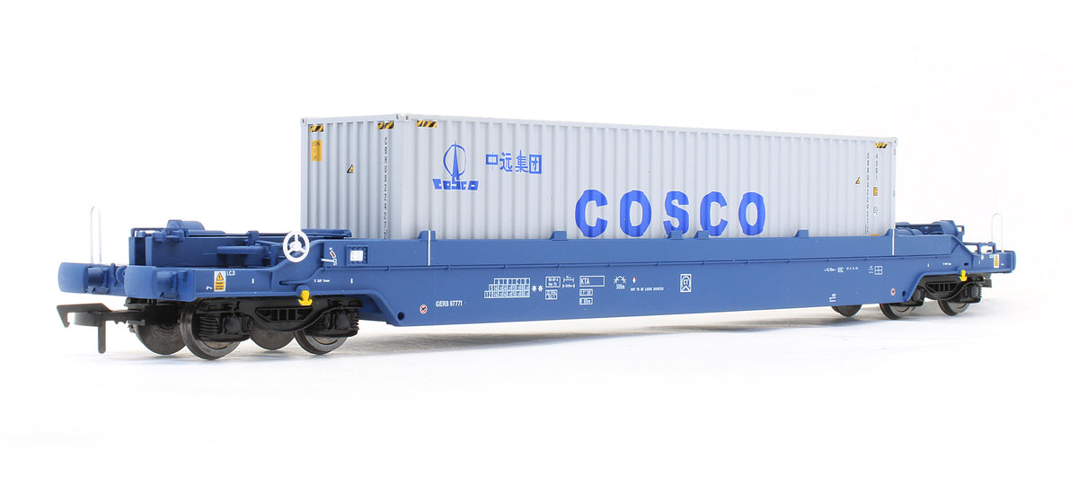 Pre-Owned KTA Wagon #GERS 97771 With 40ft High Cube Container