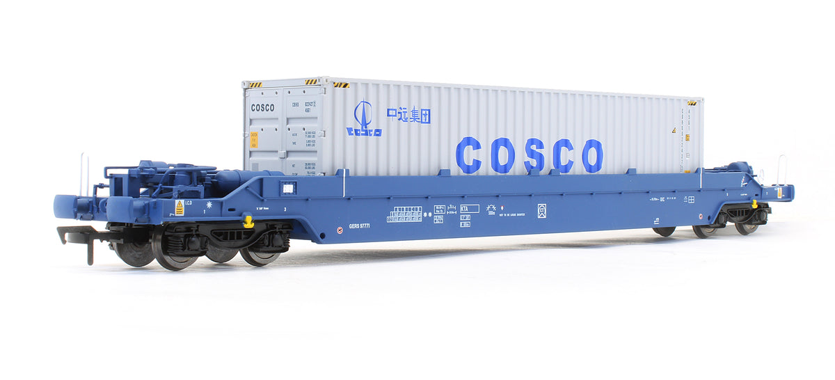 Pre-Owned KTA Wagon #GERS 97771 With 40ft High Cube Container