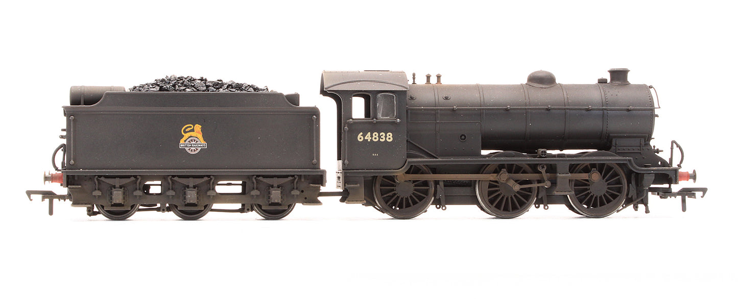 Pre-Owned J39 '64838' BR Black Early Crest Stepped Tender Steam Locomotive - Custom Weathered
