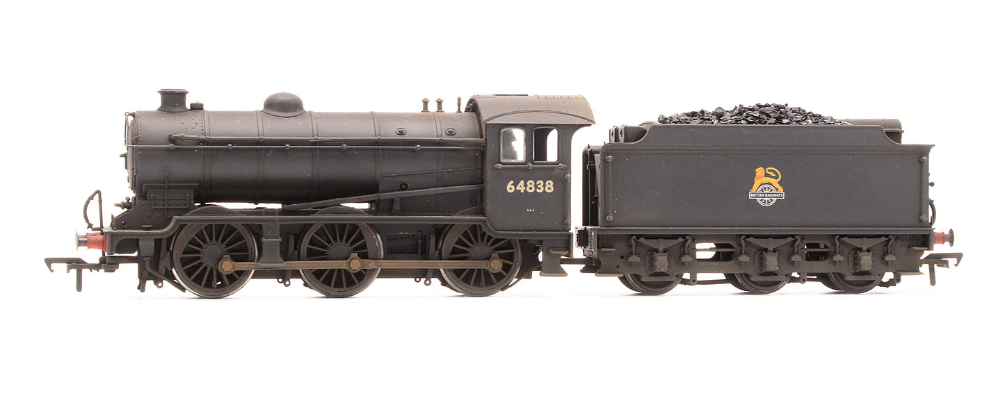 Pre-Owned J39 '64838' BR Black Early Crest Stepped Tender Steam Locomotive - Custom Weathered