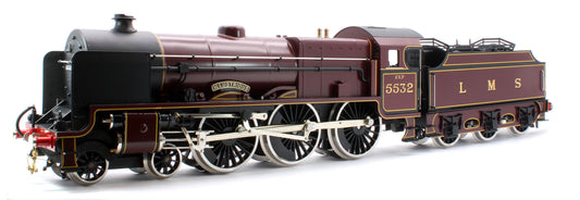 E/42-B1 Patriot Class "Illustrious" 4-6-0 LMS Gloss Lined Maroon No. 5532 Steam Locomotive