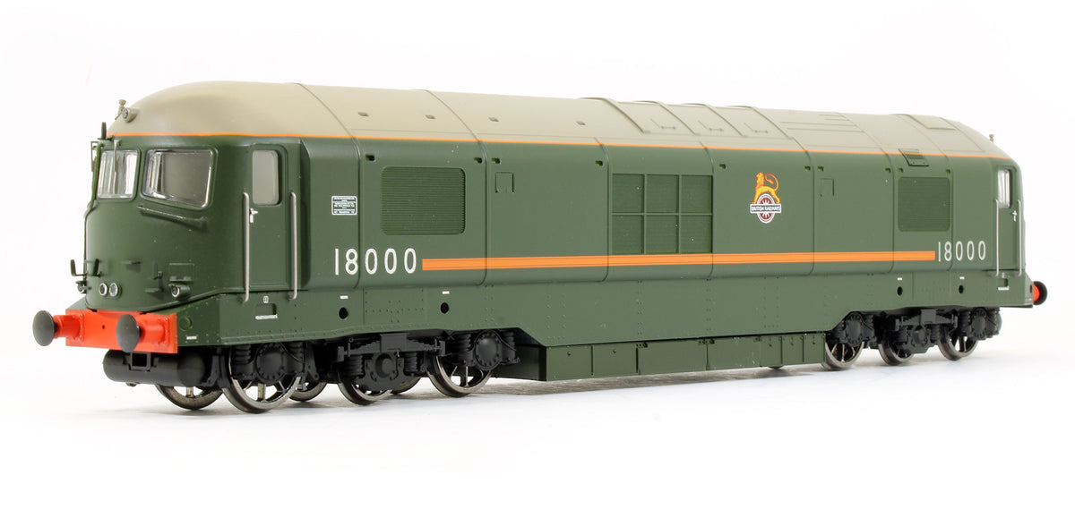 Pre-Owned BR Gas Turbine 18000 Class Locomotive BR Green Early Crest