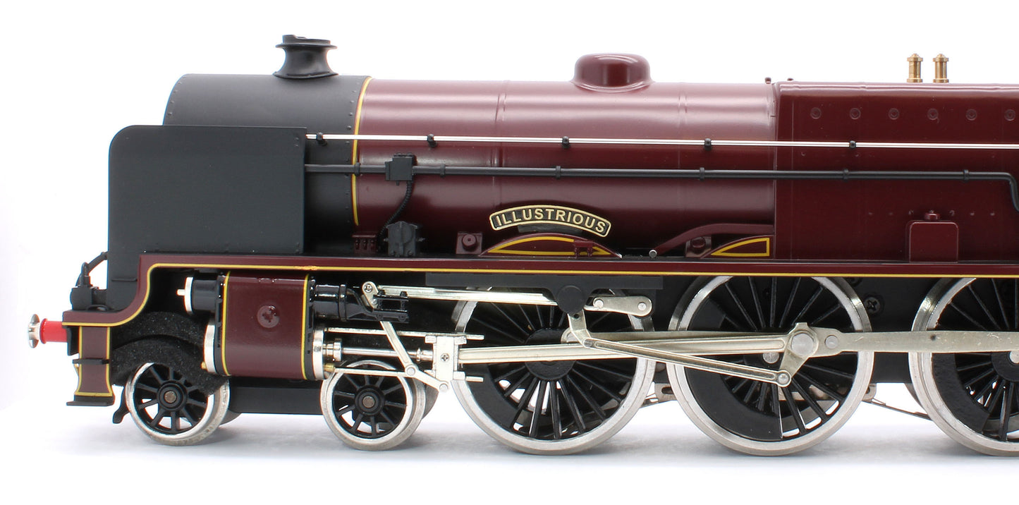 E/42-B1 Patriot Class "Illustrious" 4-6-0 LMS Gloss Lined Maroon No. 5532 Steam Locomotive