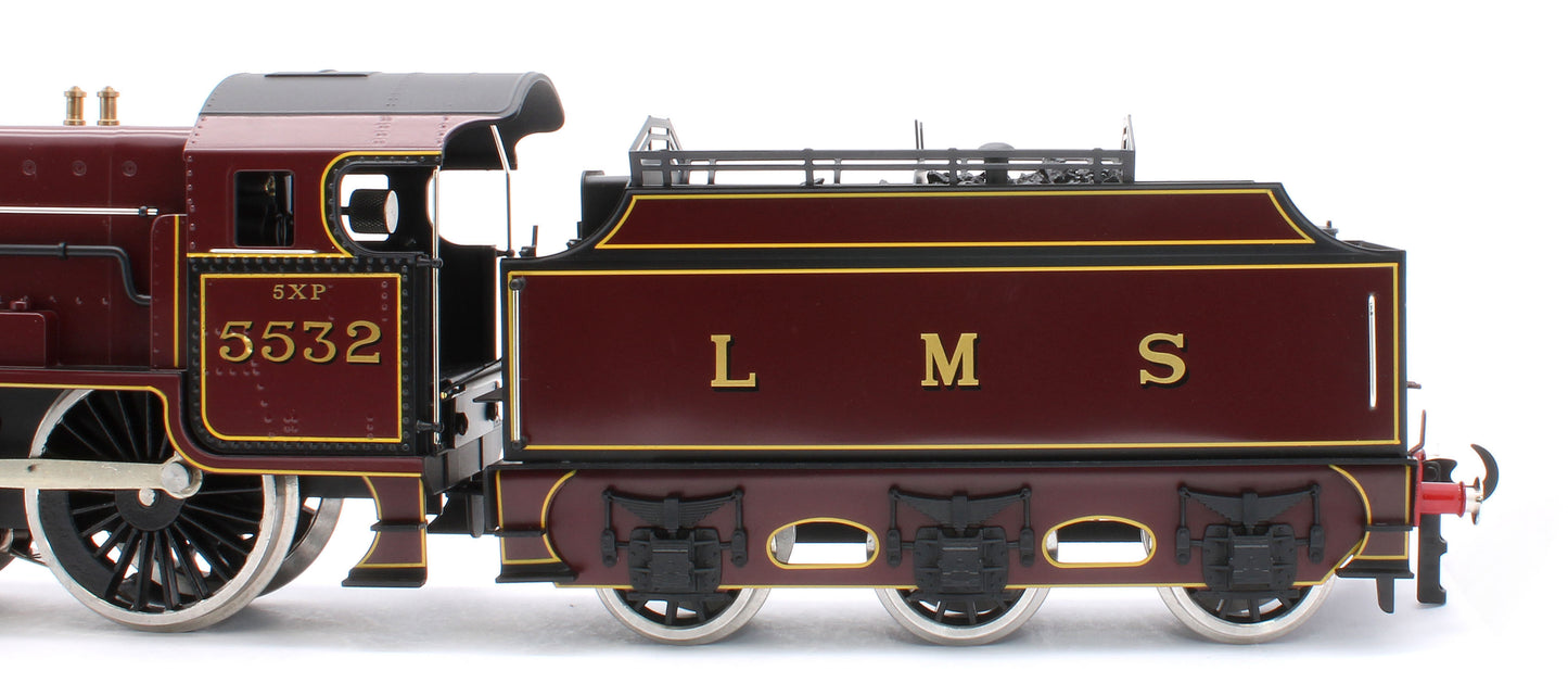 E/42-B1 Patriot Class "Illustrious" 4-6-0 LMS Gloss Lined Maroon No. 5532 Steam Locomotive