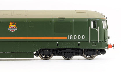 Pre-Owned BR Gas Turbine 18000 Class Locomotive BR Green Early Crest
