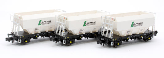 Set of 3 Lafarge Aggregates PGA 51T Hopper Wagons