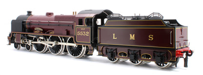 E/42-B1 Patriot Class "Illustrious" 4-6-0 LMS Gloss Lined Maroon No. 5532 Steam Locomotive
