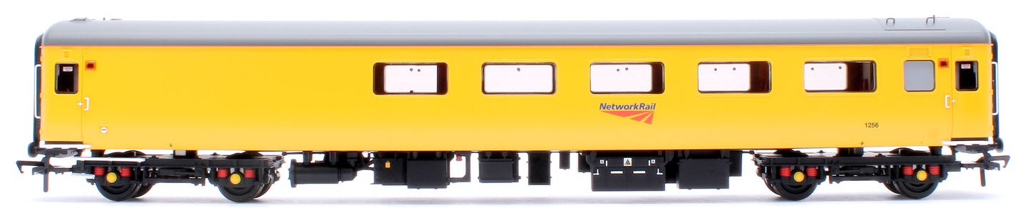 BR Mk2F ex-RFB Staff Coach Network Rail Yellow No.1256 - DCC Fitted