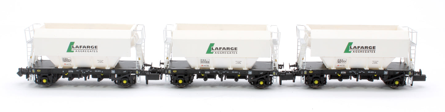 Set of 3 Lafarge Aggregates PGA 51T Hopper Wagons