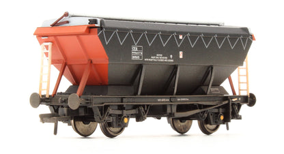 Pre-Owned 46T glw Covered Hopper Wagon CEA Orange & Black - Weathered '361845'