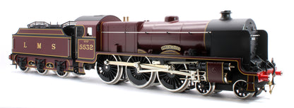E/42-B1 Patriot Class "Illustrious" 4-6-0 LMS Gloss Lined Maroon No. 5532 Steam Locomotive