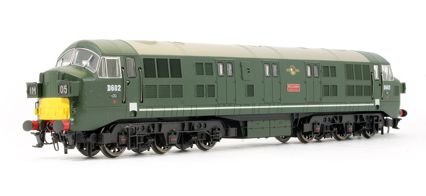 Pre-Owned K2602 D600 Warship D602 Bulldog BR Green Locomotive (Limited Edition) - DCC Fitted
