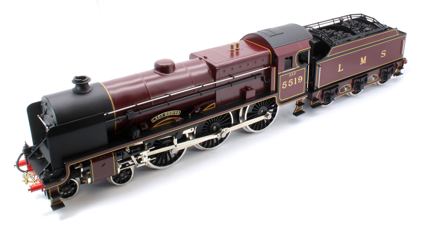 E/42-B1 Patriot Class "Lady Godiva" 4-6-0 LMS Gloss Lined Maroon No. 5519 Steam Locomotive