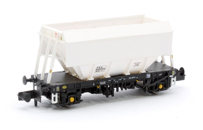 Set of 3 PGA 51T Hopper Wagons (Plain White)