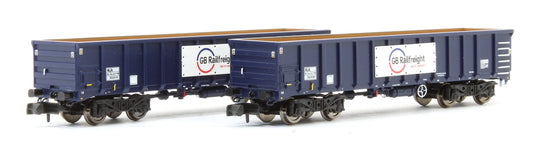 Pre-Owned MJA GBRF Bogie Box Van Twin Pack 502009 & 502010