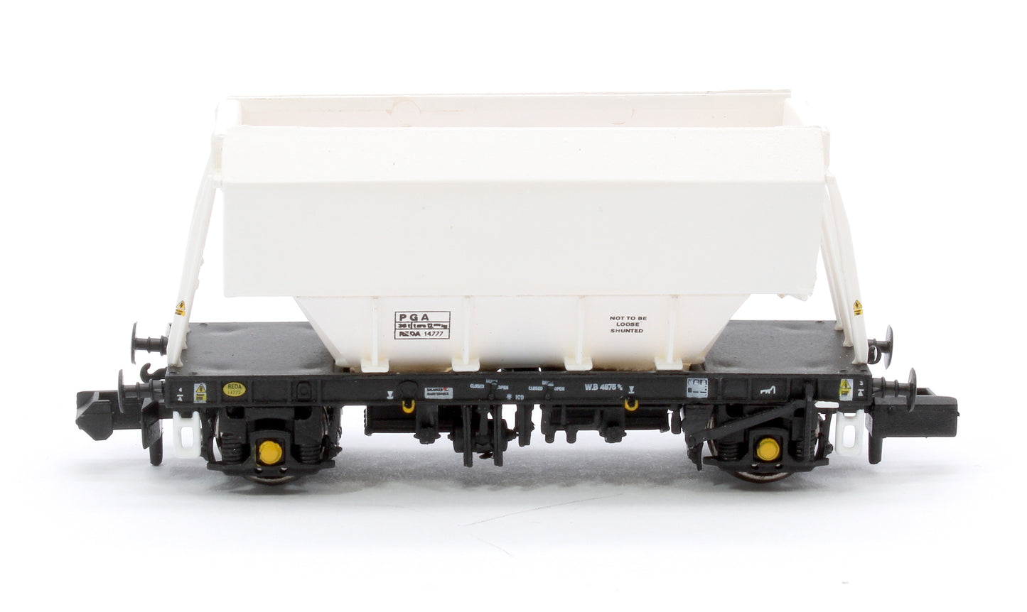 Set of 3 PGA 51T Hopper Wagons (Plain White)