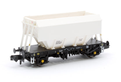 Set of 3 PGA 51T Hopper Wagons (Plain White)