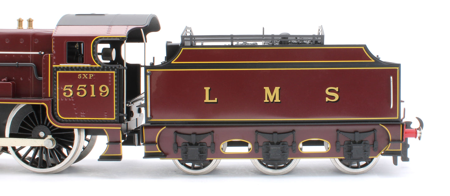 E/42-B1 Patriot Class "Lady Godiva" 4-6-0 LMS Gloss Lined Maroon No. 5519 Steam Locomotive