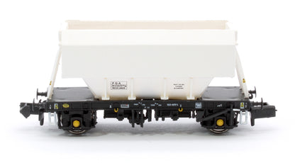 Set of 3 PGA 51T Hopper Wagons (Plain White)