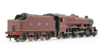Pre-Owned Jubilee 5684 'Jutland' LMS Crimson 4000 Gallon Tender Steam Locomotive