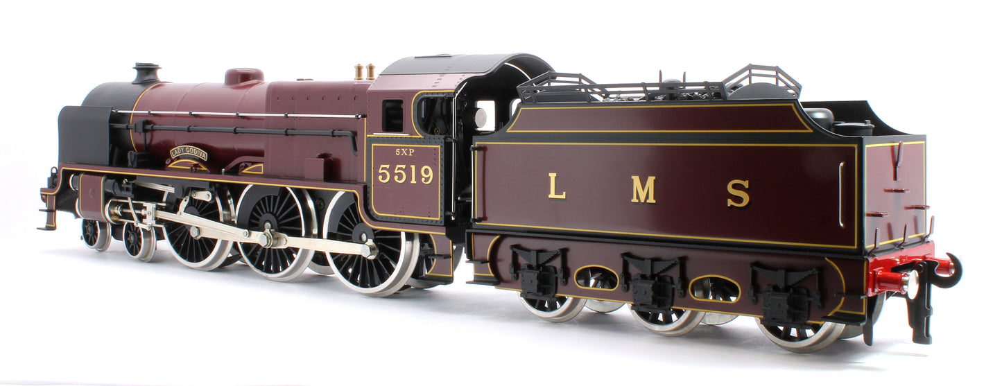 E/42-B1 Patriot Class "Lady Godiva" 4-6-0 LMS Gloss Lined Maroon No. 5519 Steam Locomotive
