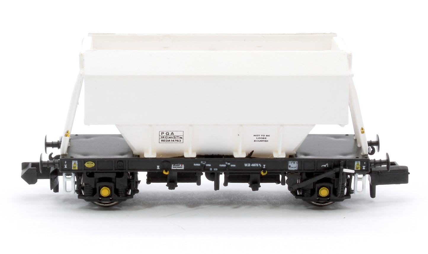 Set of 3 PGA 51T Hopper Wagons (Plain White)