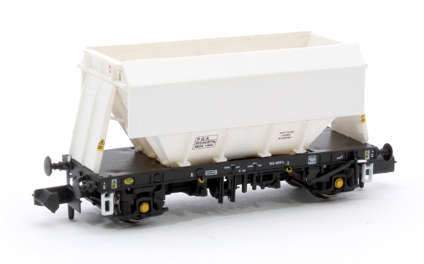 Set of 3 PGA 51T Hopper Wagons (Plain White)