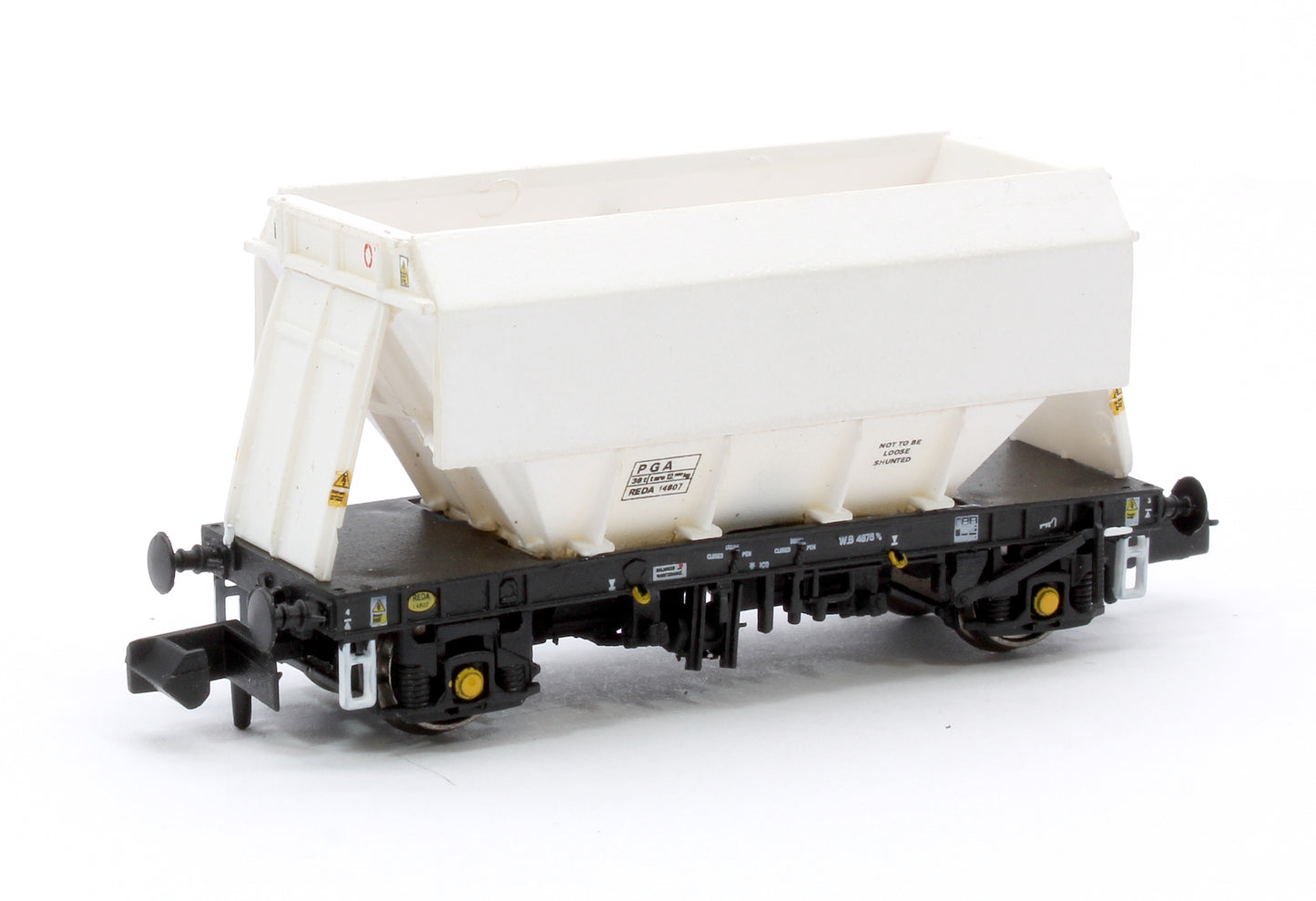 Set of 3 PGA 51T Hopper Wagons (Plain White)