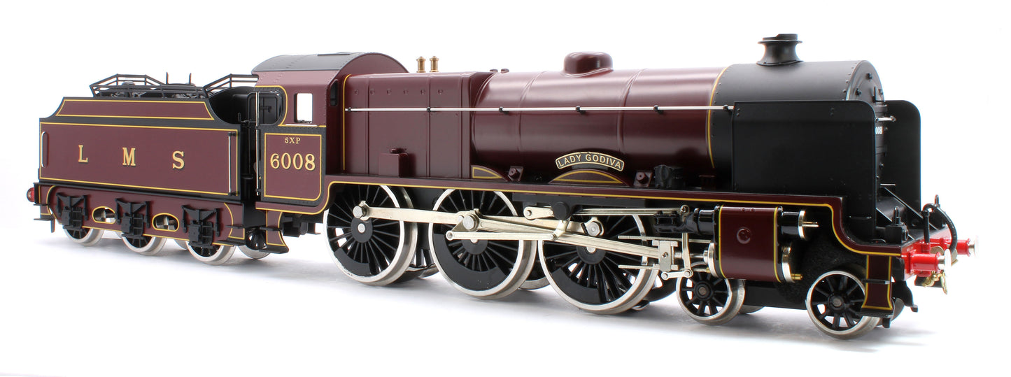 E/42-B1 Patriot Class "Lady Godiva" 4-6-0 LMS Gloss Lined Maroon No. 6008 Steam Locomotive