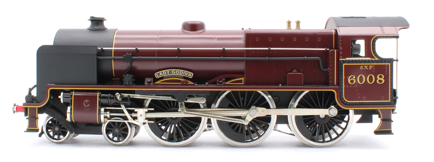 E/42-B1 Patriot Class "Lady Godiva" 4-6-0 LMS Gloss Lined Maroon No. 6008 Steam Locomotive
