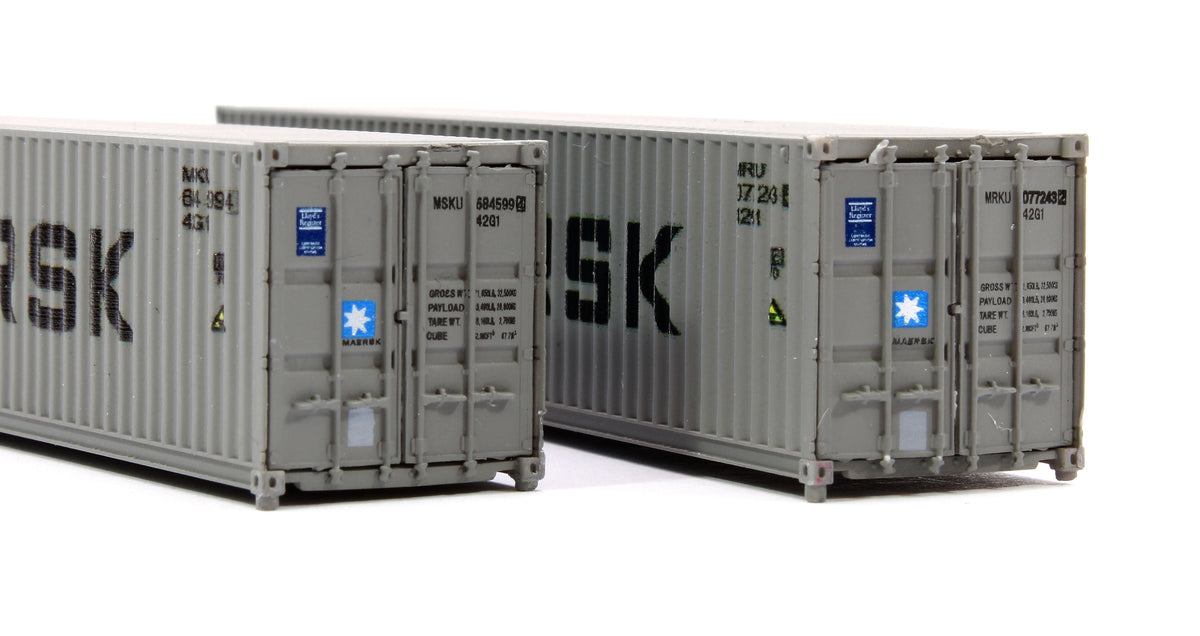 Pre-Owned 40ft Container Set (2) MSKU/MRKU