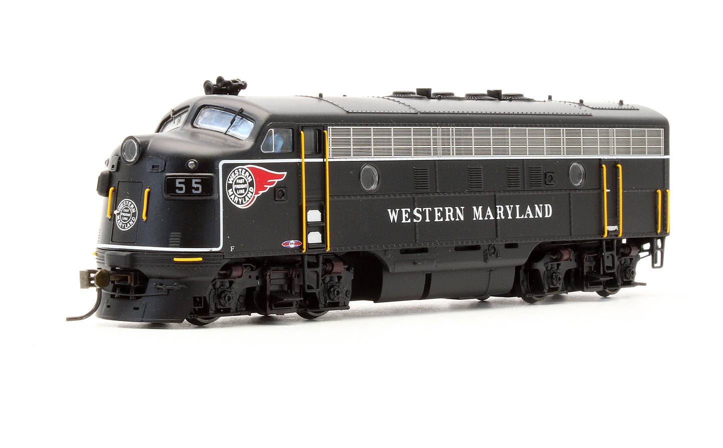 431 Pre-Owned EMD F7 Diesel Locomotive Western Maryland - Road #55 - With Sound
