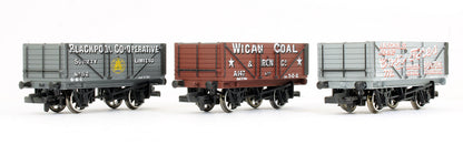 Pre-Owned Coal Trader Classics Set Of 3 (North West) 7 Plank Wagons