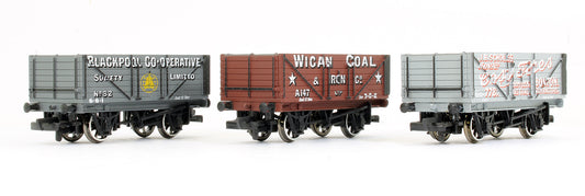 Pre-Owned Coal Trader Classics Set Of 3 (North West) 7 Plank Wagons