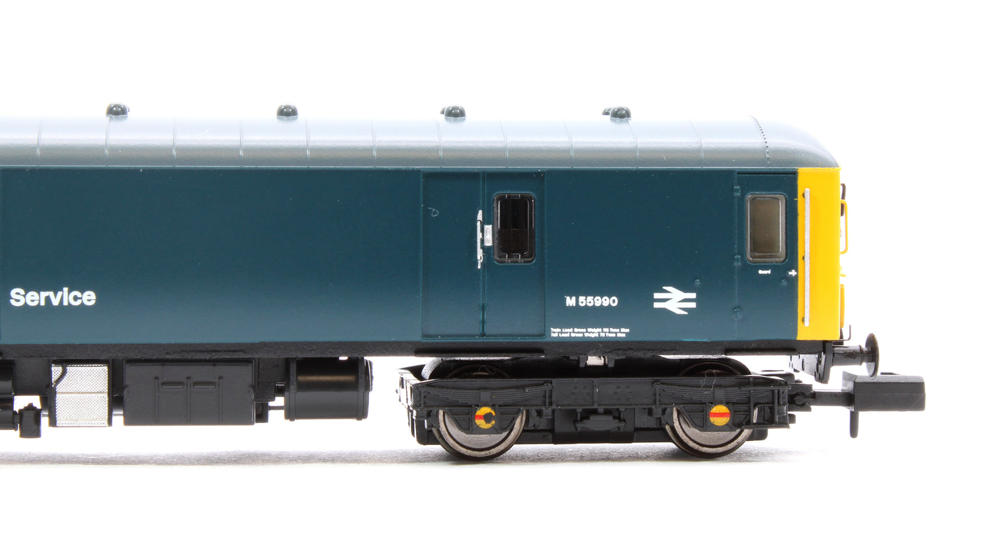 Class 128 M55990 Midland Region in BR blue livery with full yellow ends Diesel Locomotive
