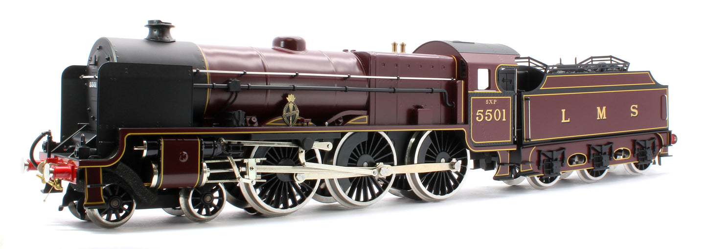 E/42-B1 Patriot Class "ST Dunstons" 4-6-0 LMS Gloss Lined Maroon No. 5501 Steam Locomotive