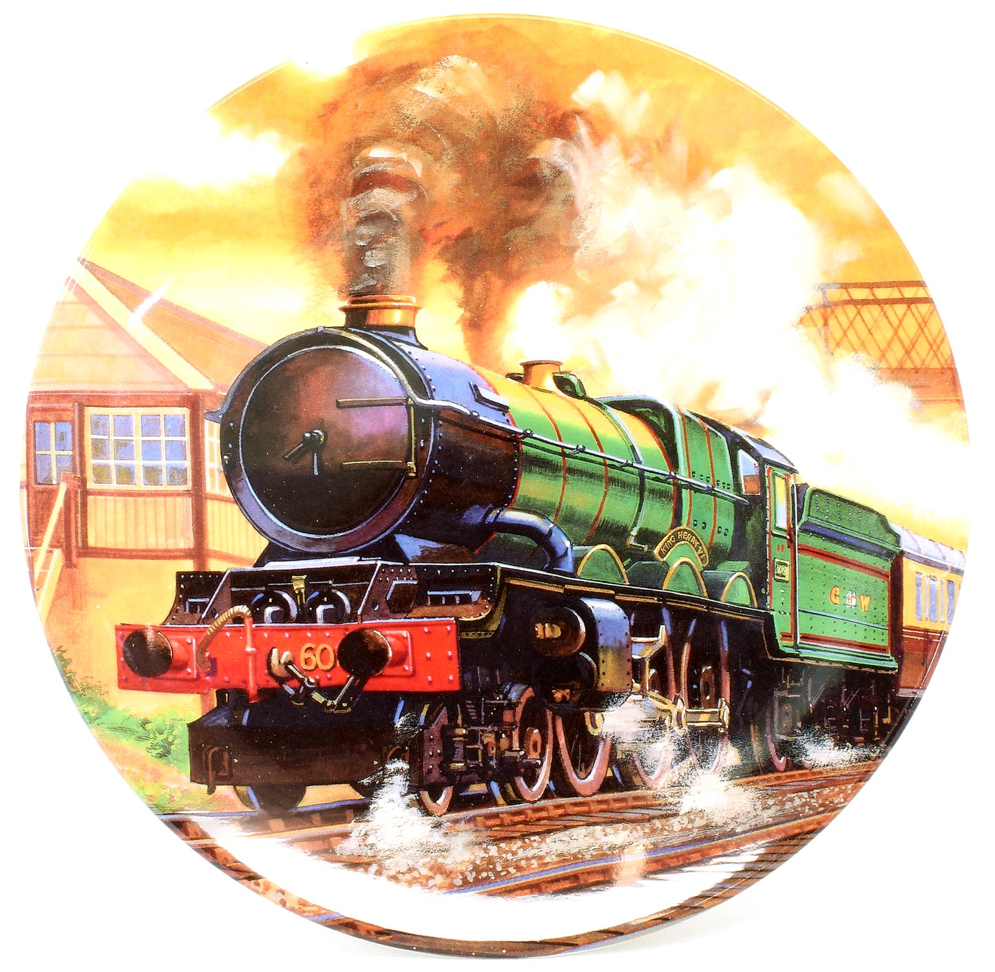 Pre-Owned R650 GWR 4-6-0 'King Henry VI' 6018 Steam Locomotive Limited Edition With Royal Doulton Plate