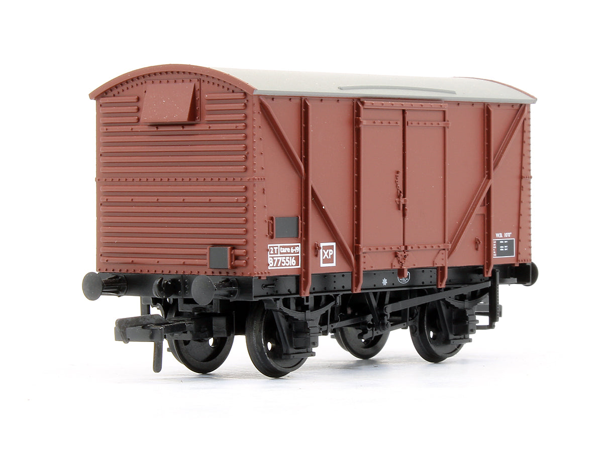 Pre-Owned BR 12 Ton Ventilated Van Wagon BR Bauxite 'B777516' - Late