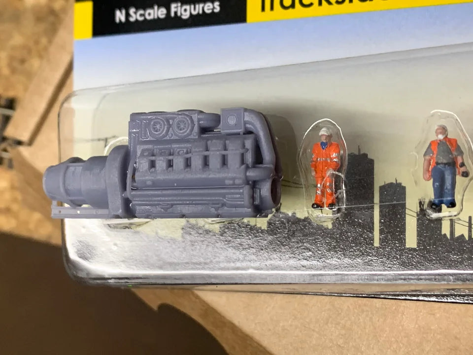 N Gauge Class 43 Engine (Single Pack) - Unpainted Model Kit