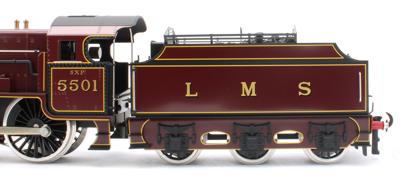 E/42-B1 Patriot Class "ST Dunstons" 4-6-0 LMS Gloss Lined Maroon No. 5501 Steam Locomotive