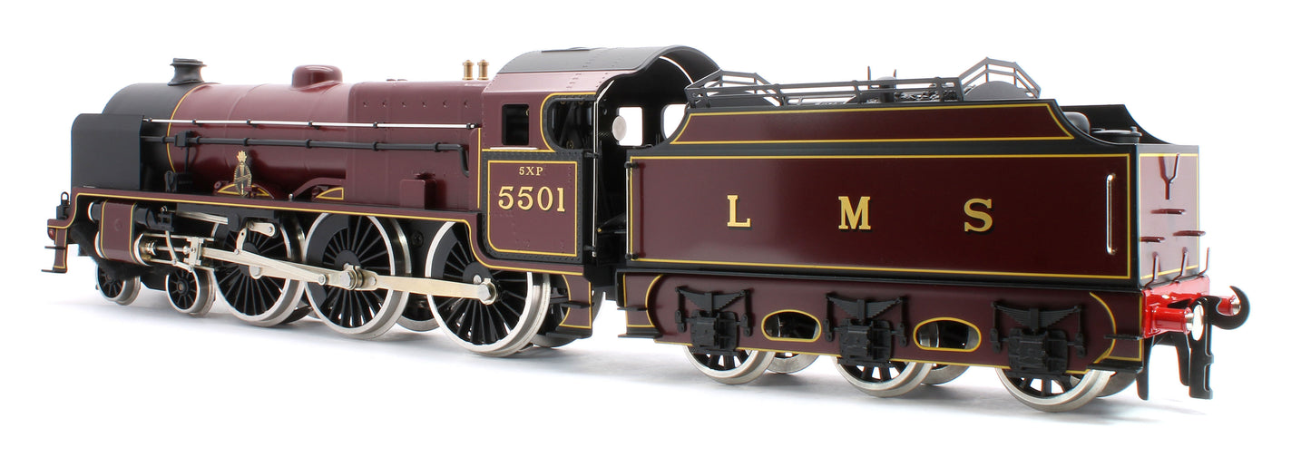 E/42-B1 Patriot Class "ST Dunstons" 4-6-0 LMS Gloss Lined Maroon No. 5501 Steam Locomotive