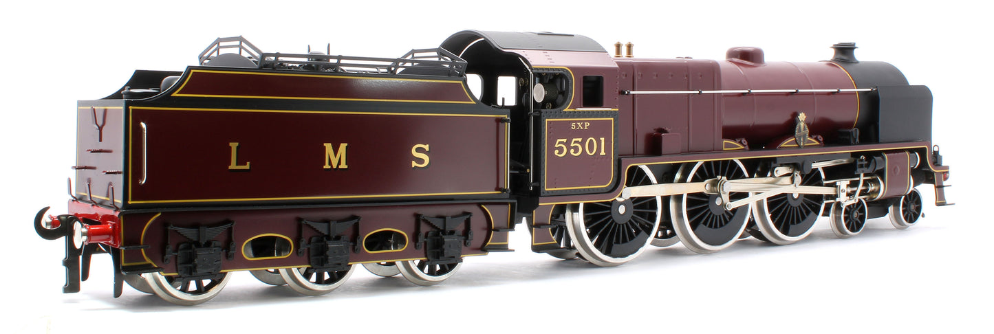 E/42-B1 Patriot Class "ST Dunstons" 4-6-0 LMS Gloss Lined Maroon No. 5501 Steam Locomotive