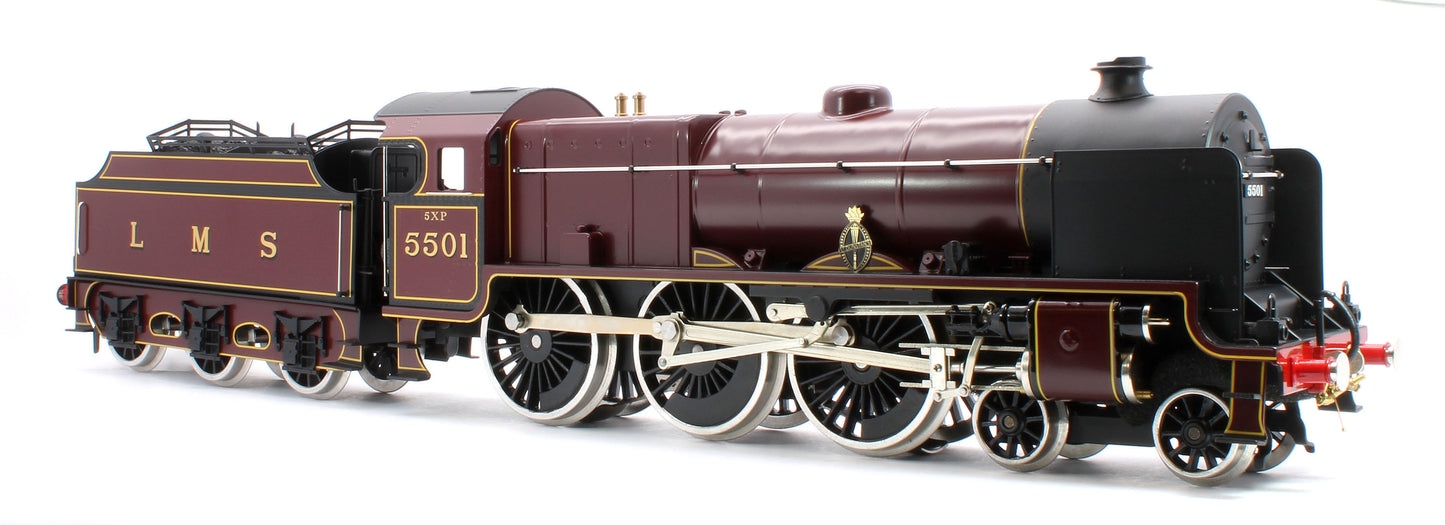 E/42-B1 Patriot Class "ST Dunstons" 4-6-0 LMS Gloss Lined Maroon No. 5501 Steam Locomotive