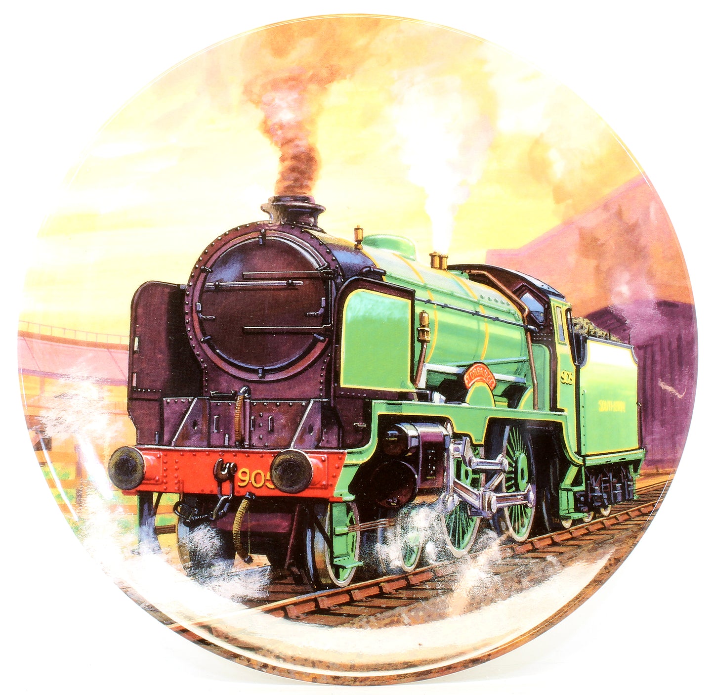 Pre-Owned R648 SR Schools Class 4-4-0 'Tonbridge' 905 Steam Locomotive Limited Edition With Royal Doulton Plate